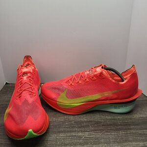 Nike ZoomX VaporFly Next% 4 Shoes Mens Size 12 Bright Crimson Running